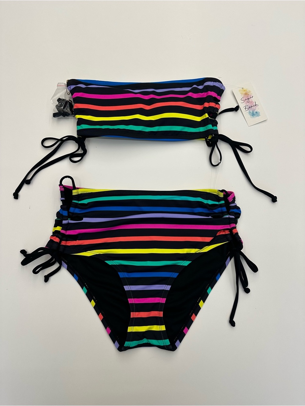 Sugar Beach Stripped Bikini